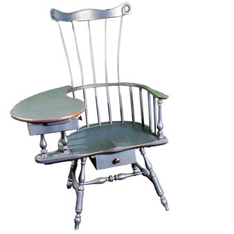 WRITING ARM WINDSOR CHAIR BY DAVID T SMITH - SMITH 