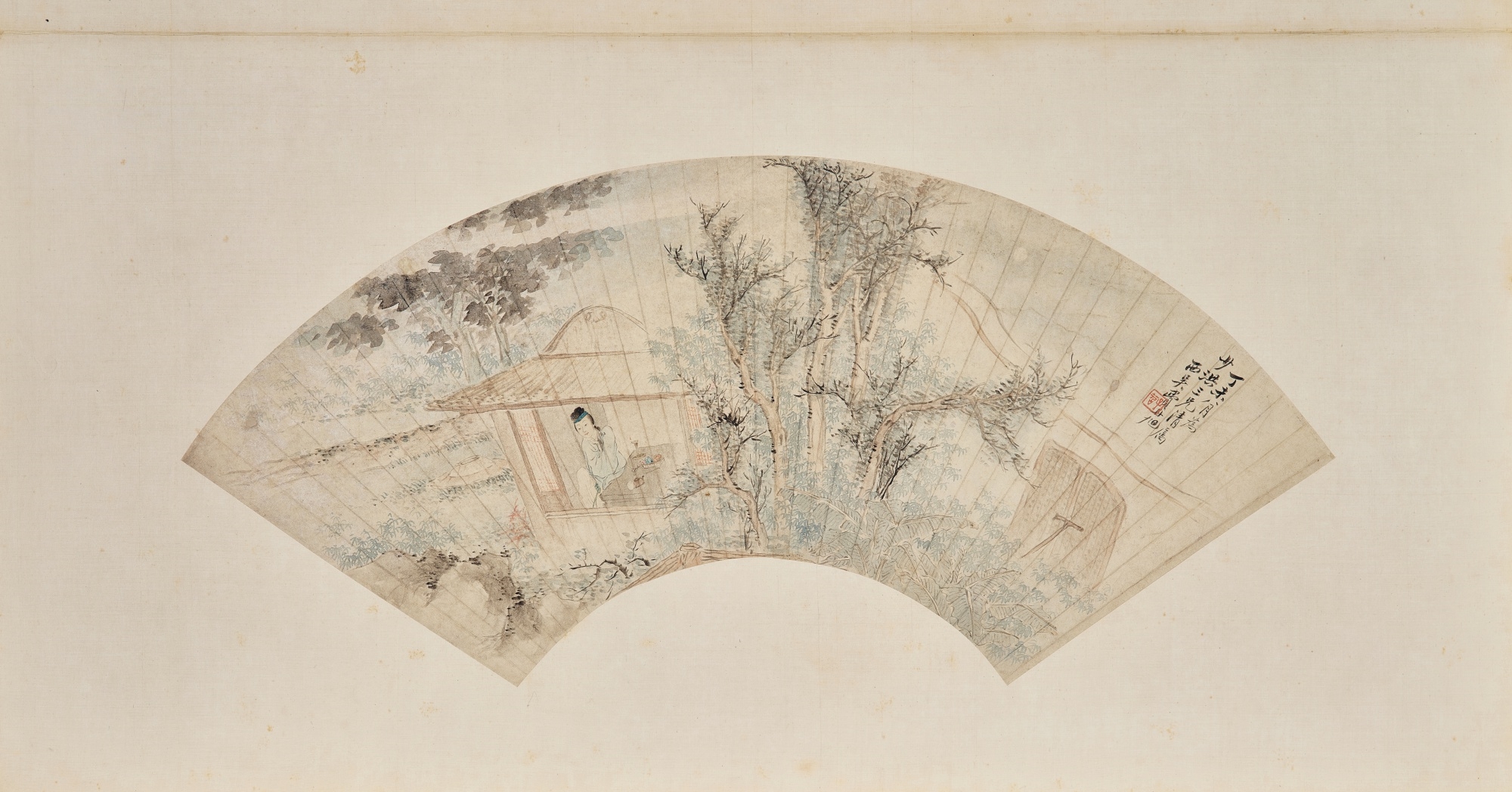 Artwork by Wang Yun, Fei Danxu, Wang Yun, Fei Danxu, Figures, Made of ink and colour on paper