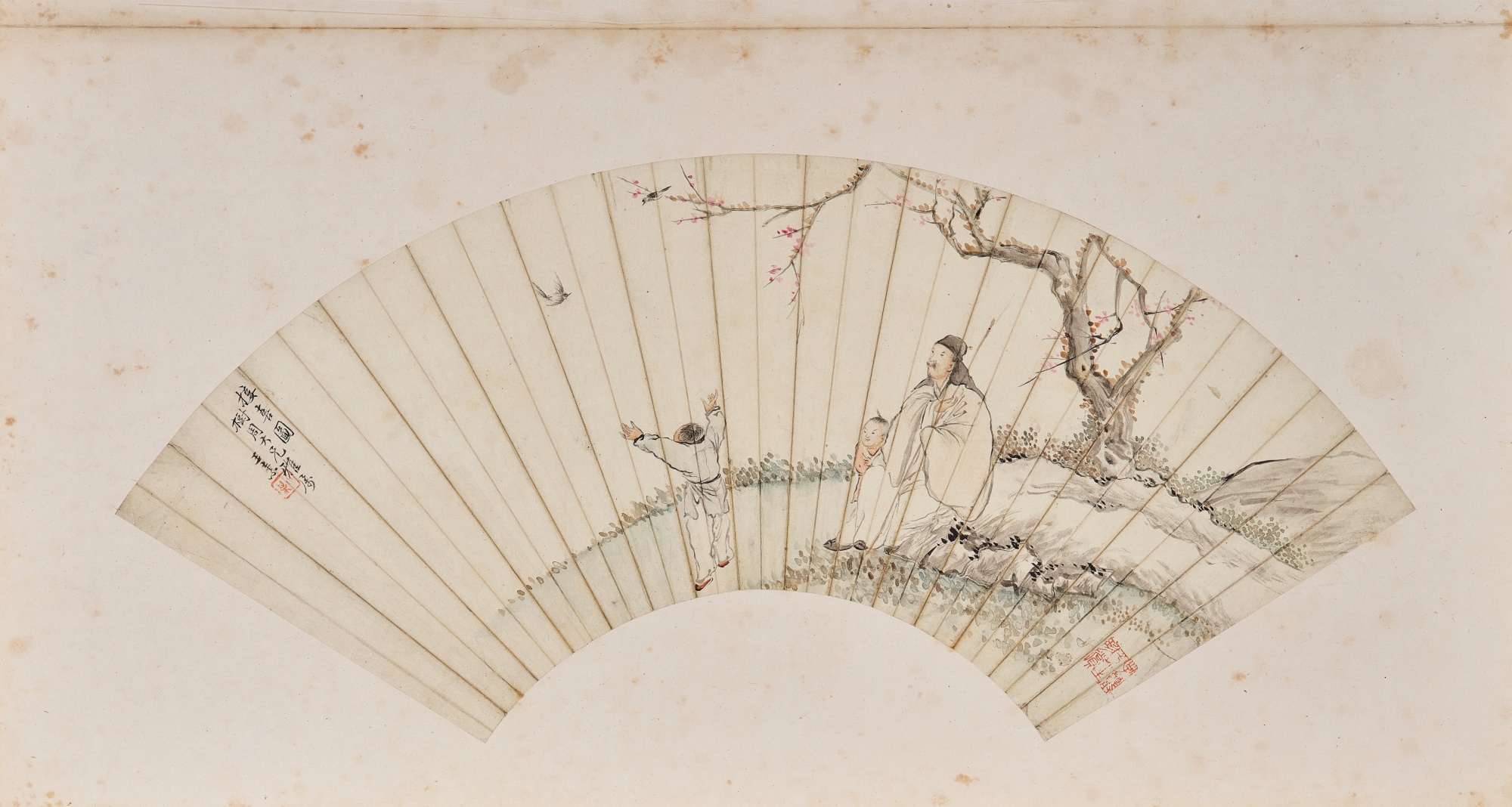 Artwork by Wang Yun, Fei Danxu, Wang Yun, Fei Danxu, Figures, Made of ink and colour on paper