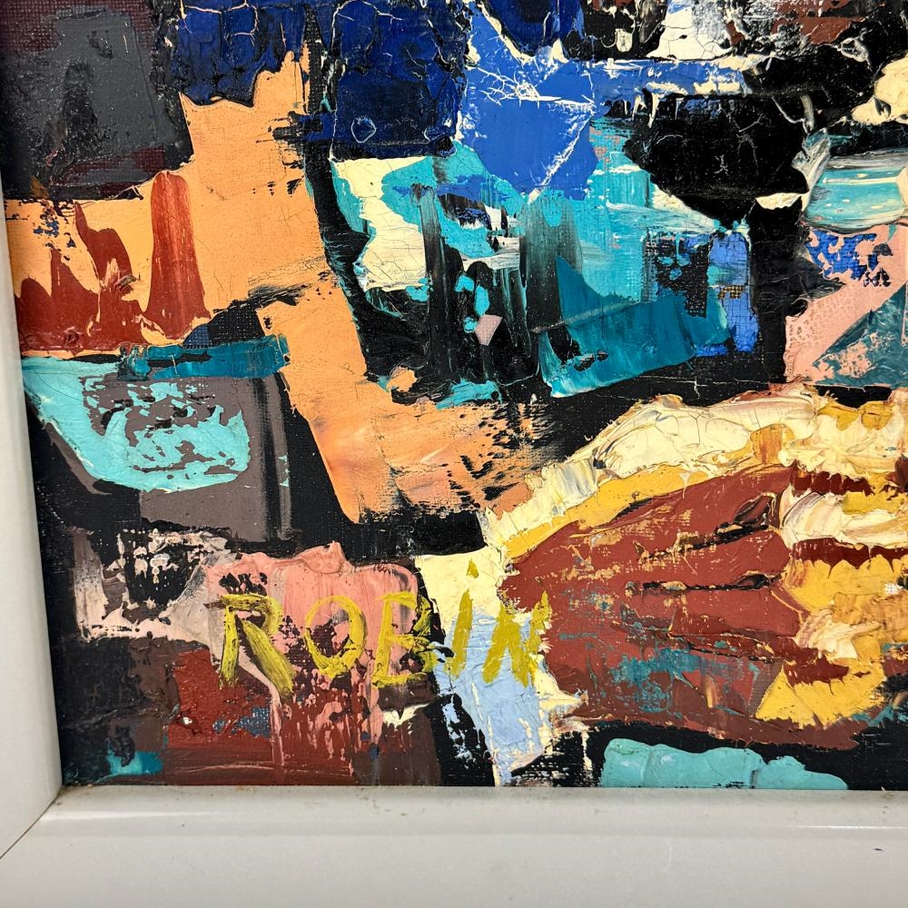 Artwork by Gabriel Robin, Pair of Modernist Works, Made of oil on canvas