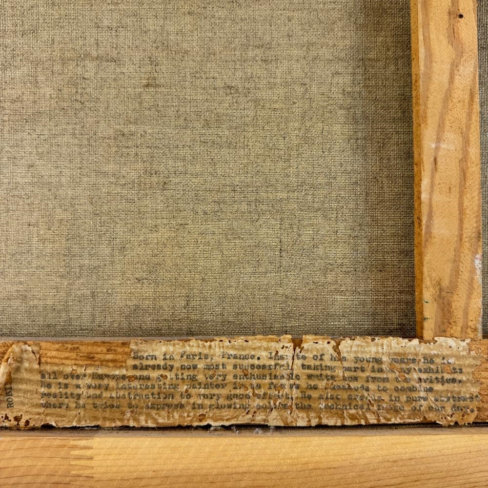 Artwork by Gabriel Robin, Pair of Modernist Works, Made of oil on canvas