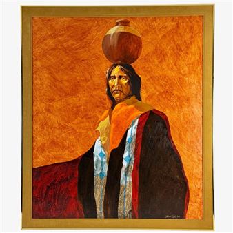 Lawrence Vee 1977 Acrylic on Canvas - Lawrence Vee