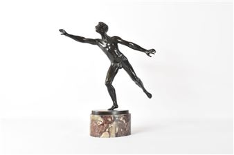 Jeune homme s'élançant - Ernst Gustav Jaeger