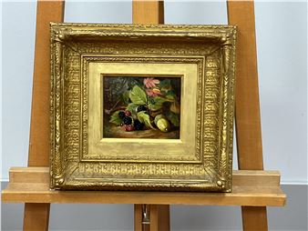 Still Life with Berries and Acorns - Minnie F. W. Gilbert