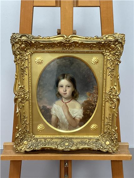 Half Length Portrait of Elizabeth Palfreeman Wilson by Francis John Wyburd