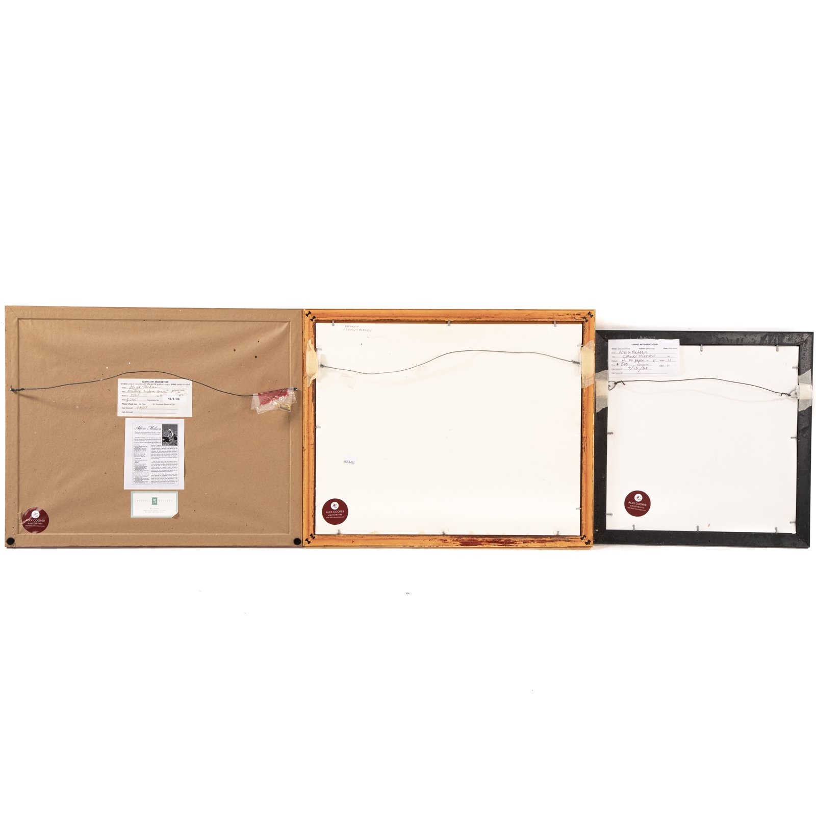 Artwork by Alicia Meheen, Three Framed Artworks, Made of watercolor on paper