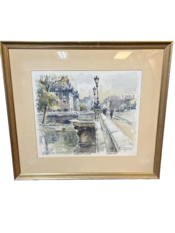 Artwork by Denis Verspecht, Canal, Made of print