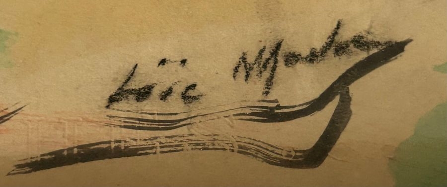 Artwork by Loïc Madec, Apocalypse, Made of Gouache on paper