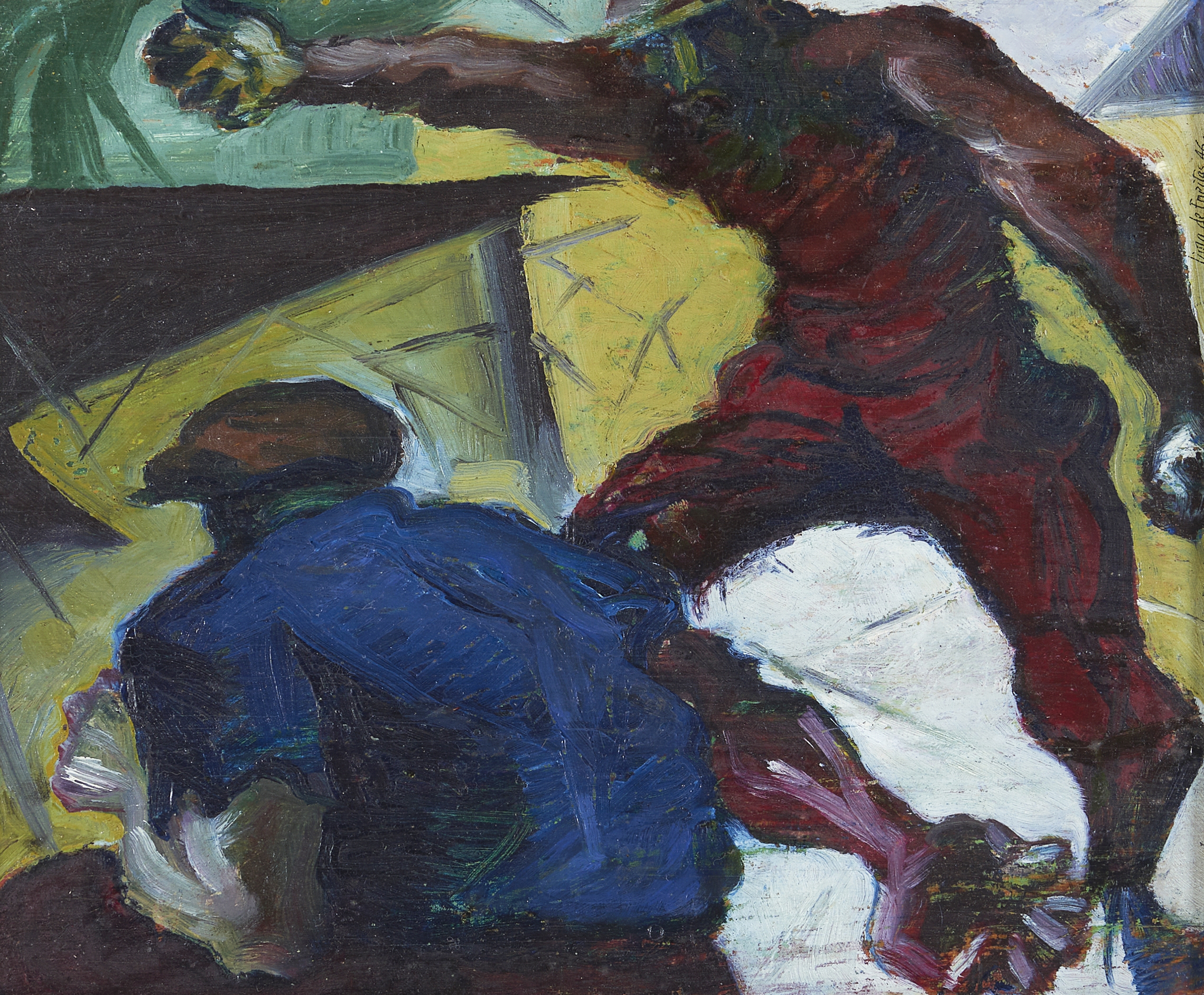 Artwork by Lima de Freitas, Untitled, Made of Oil on panel