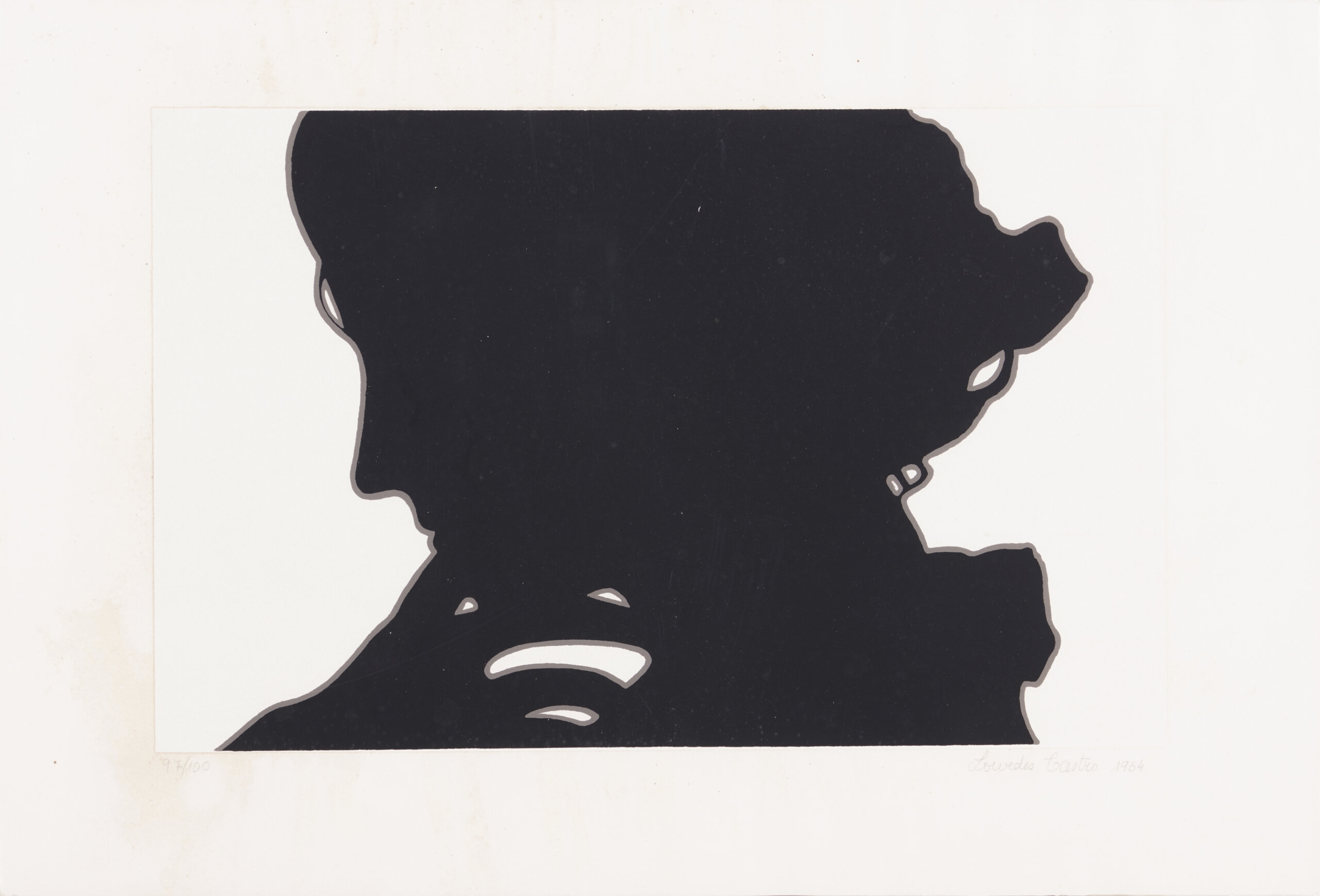 Artwork by Lourdes Castro, Untitled, Made of silkscreen on paper