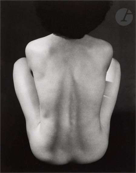 Miss J. d'A... [Nude Back]