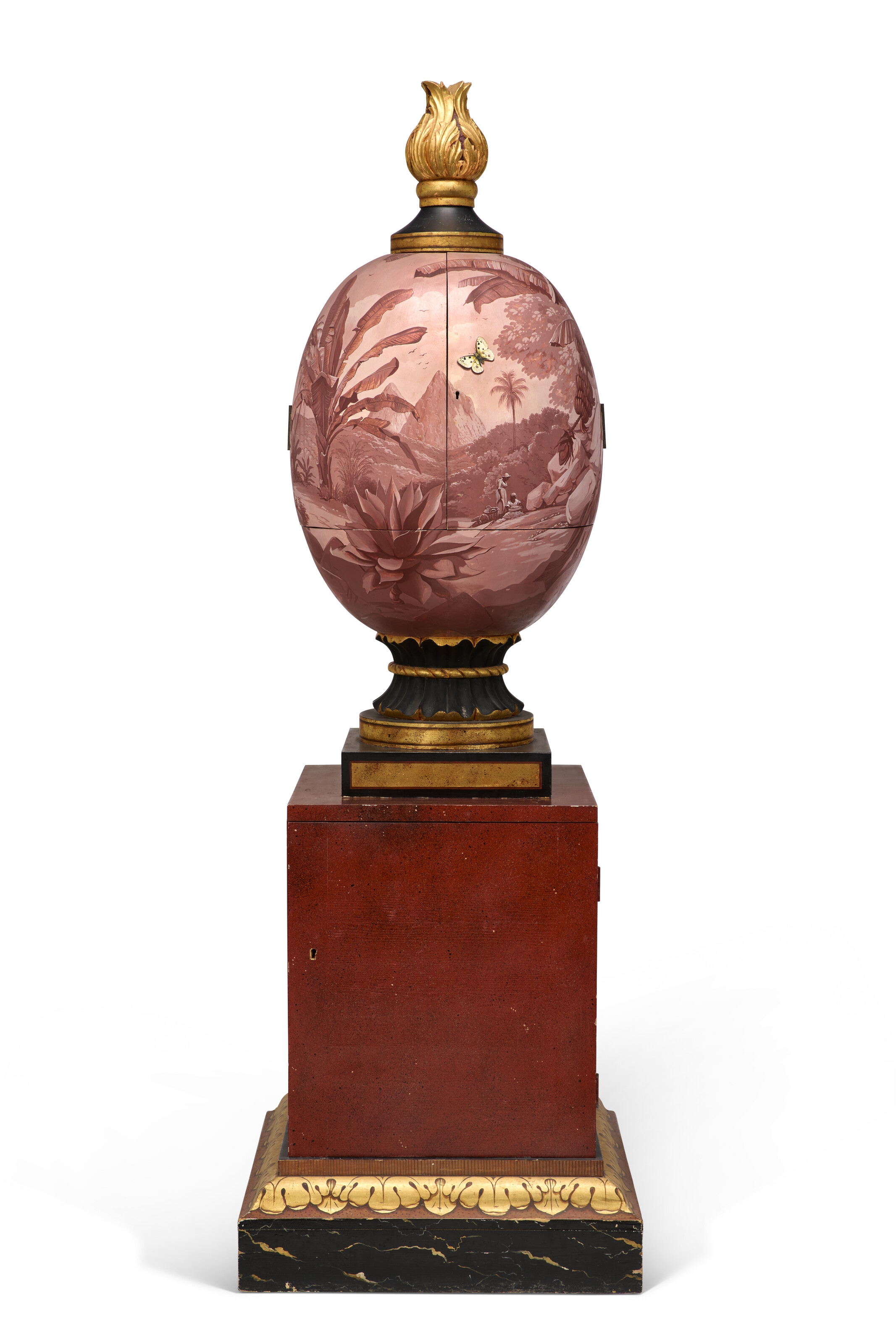 Graham Rust | A POLYCHROME-PAINTED AND PARCEL-GILT COCKTAIL CABINET AND ...