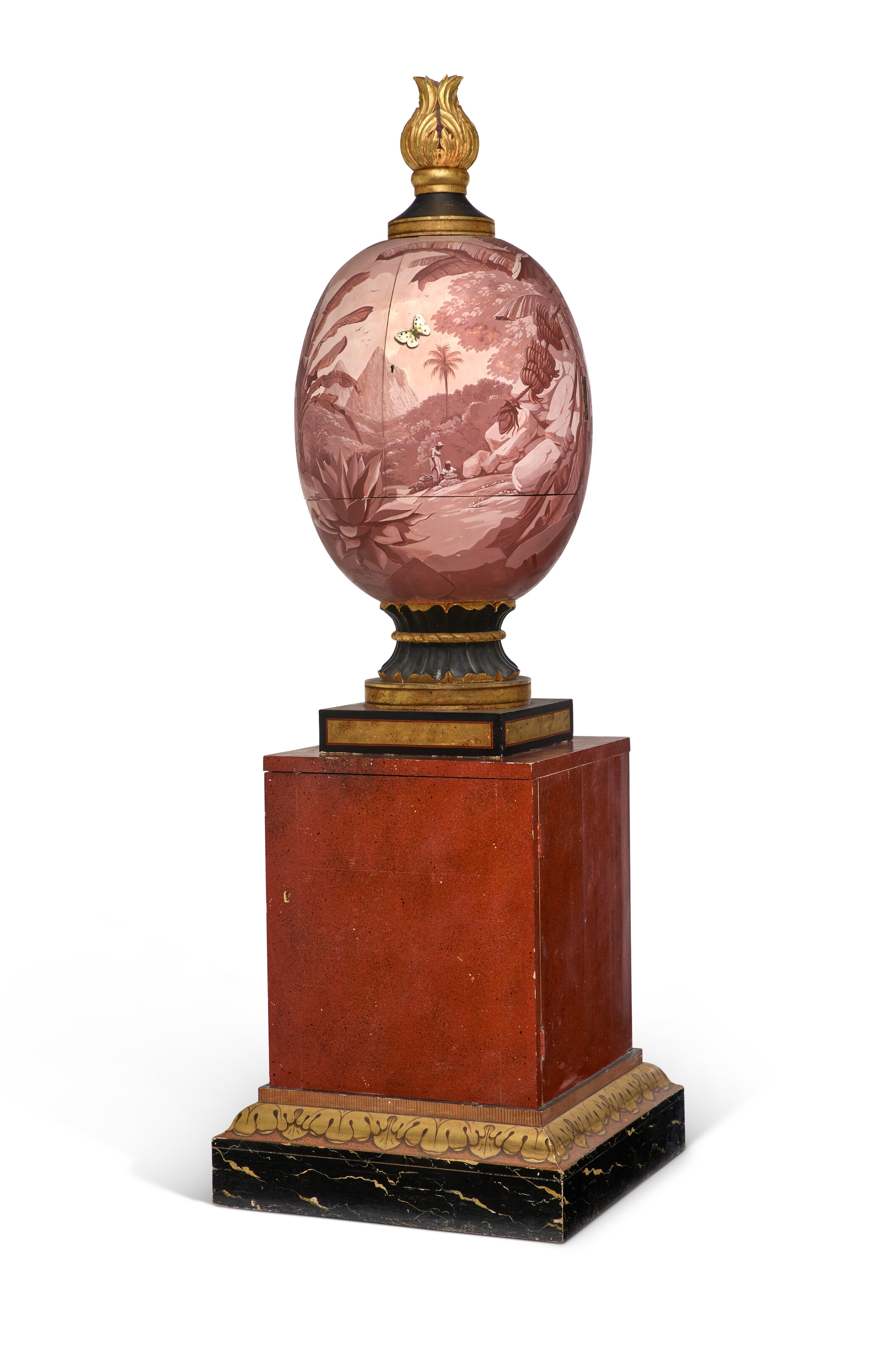 Graham Rust | A POLYCHROME-PAINTED AND PARCEL-GILT COCKTAIL CABINET AND ...