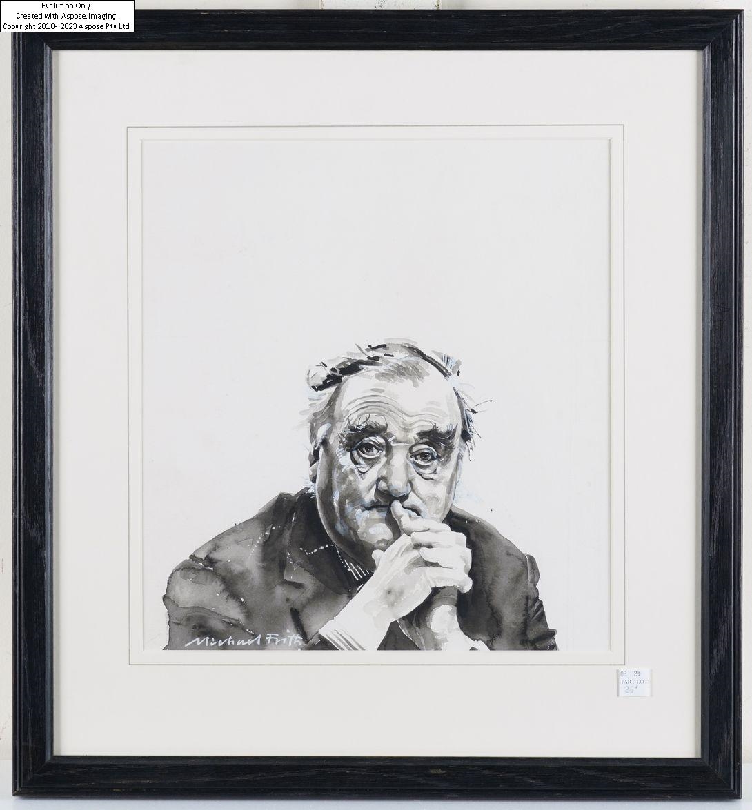 Michael Frith | Portrait of Sir Richard Branson (2001) | MutualArt