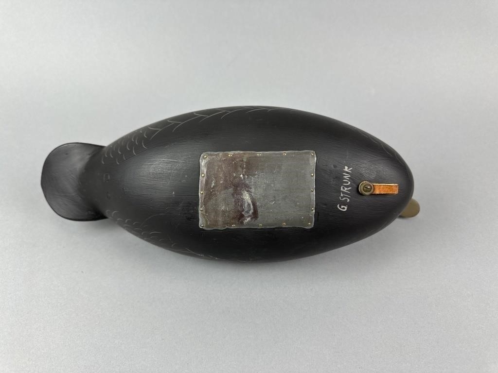 George Strunk | George Strunk Black Duck Decoy | MutualArt