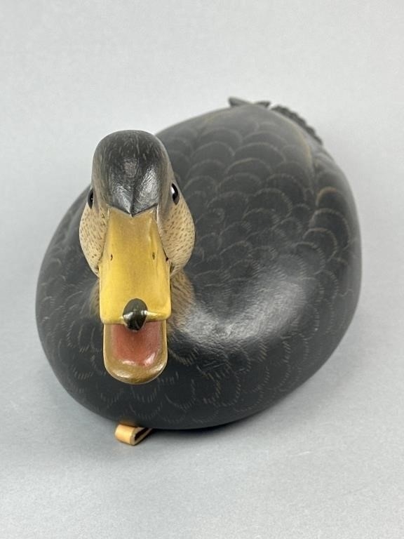 George Strunk | George Strunk Black Duck Decoy | MutualArt