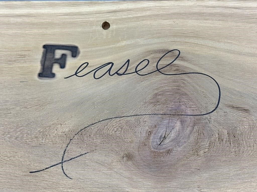 Oscar Peterson | Bill Feasel Hand Carved Trout Plaque | MutualArt