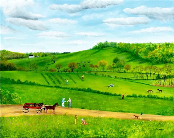 Farming in Pomfret, CT (titled on label