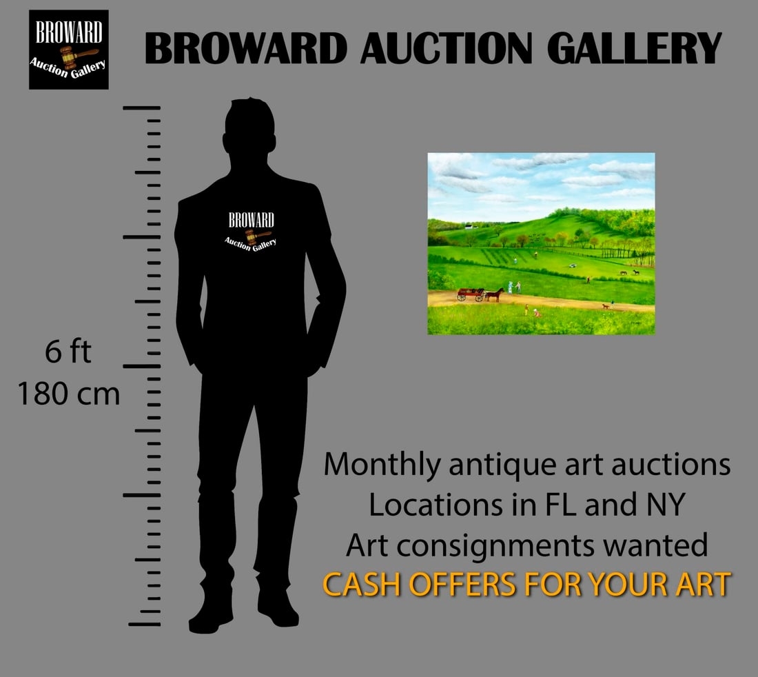 Artwork by Evelyn S. Dubiel, Farming in Pomfret, CT (titled on label, Made of oil on canvas