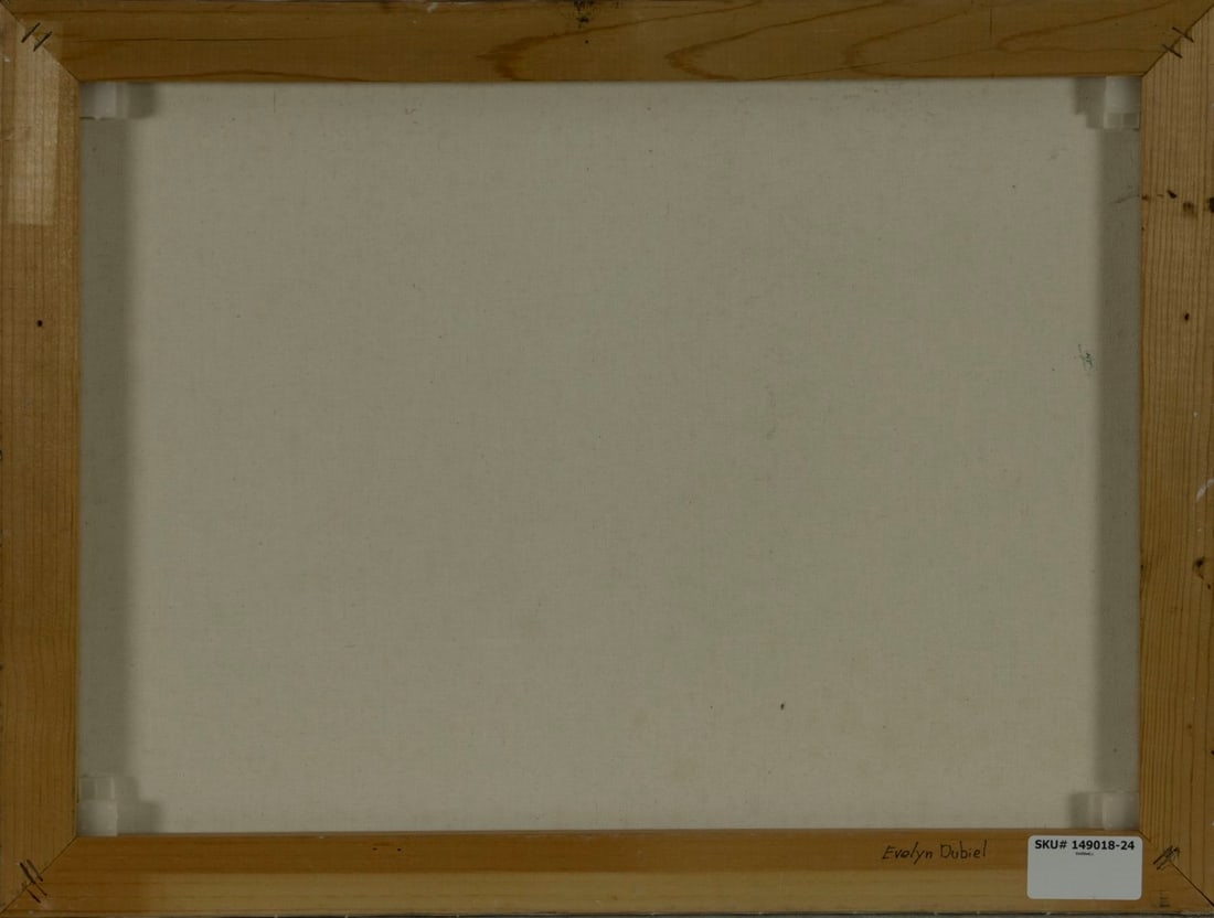 Artwork by Evelyn S. Dubiel, Landscape with Red Barn, Made of oil on canvas