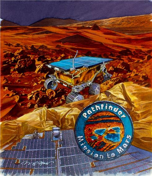 Mark Schuler | Mars Pathfinder Mission (titled on verso (1997) | MutualArt