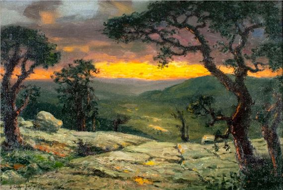 Sunset Landscape, Lake Mohouk, MS - John Colin Forbes