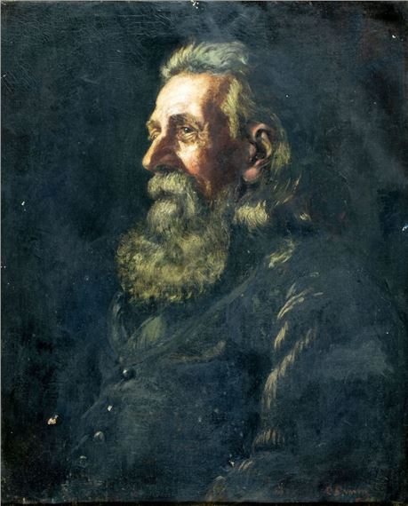 Portrait of Old Man by Clark Crum