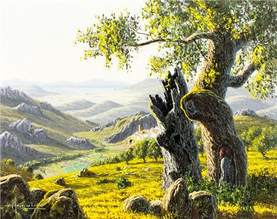 Hilly Landscape by S Arnaldo