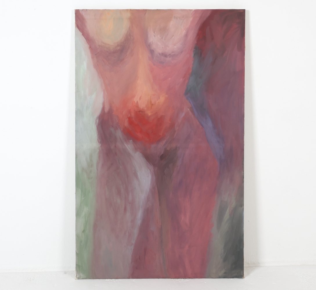 Artwork by Martina Muck, ABSTRACT O/C NUDE C. 1986S, Made of canvas