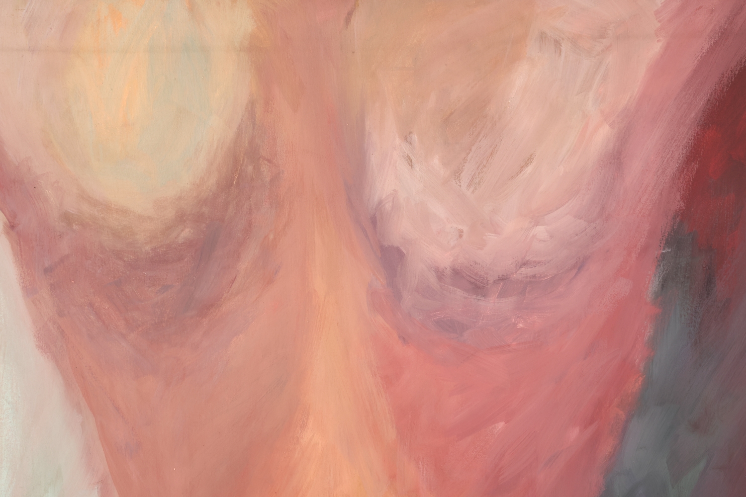 Artwork by Martina Muck, ABSTRACT O/C NUDE C. 1986S, Made of canvas