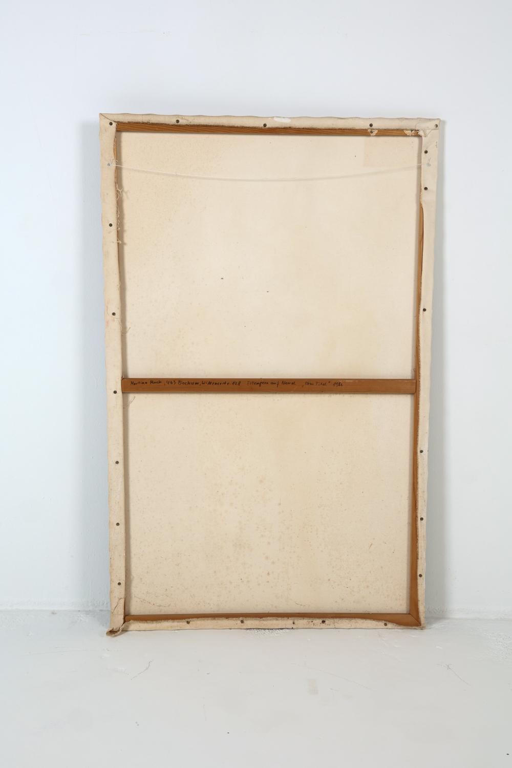 Artwork by Martina Muck, ABSTRACT O/C NUDE C. 1986S, Made of canvas