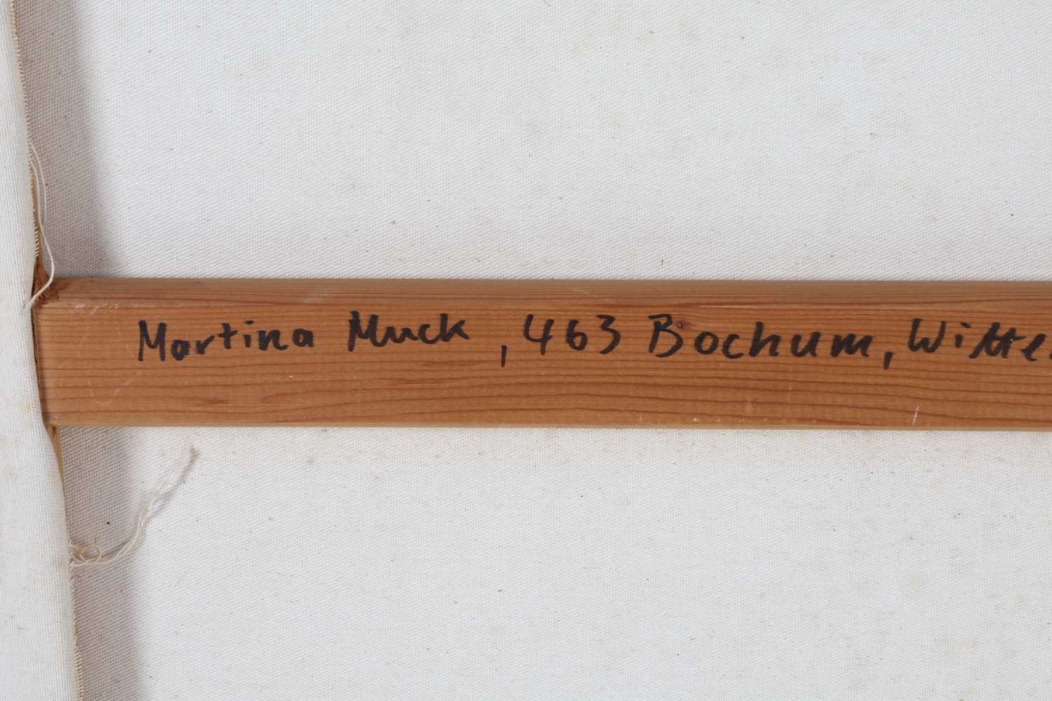 Artwork by Martina Muck, ABSTRACT O/C NUDE C. 1986S, Made of canvas