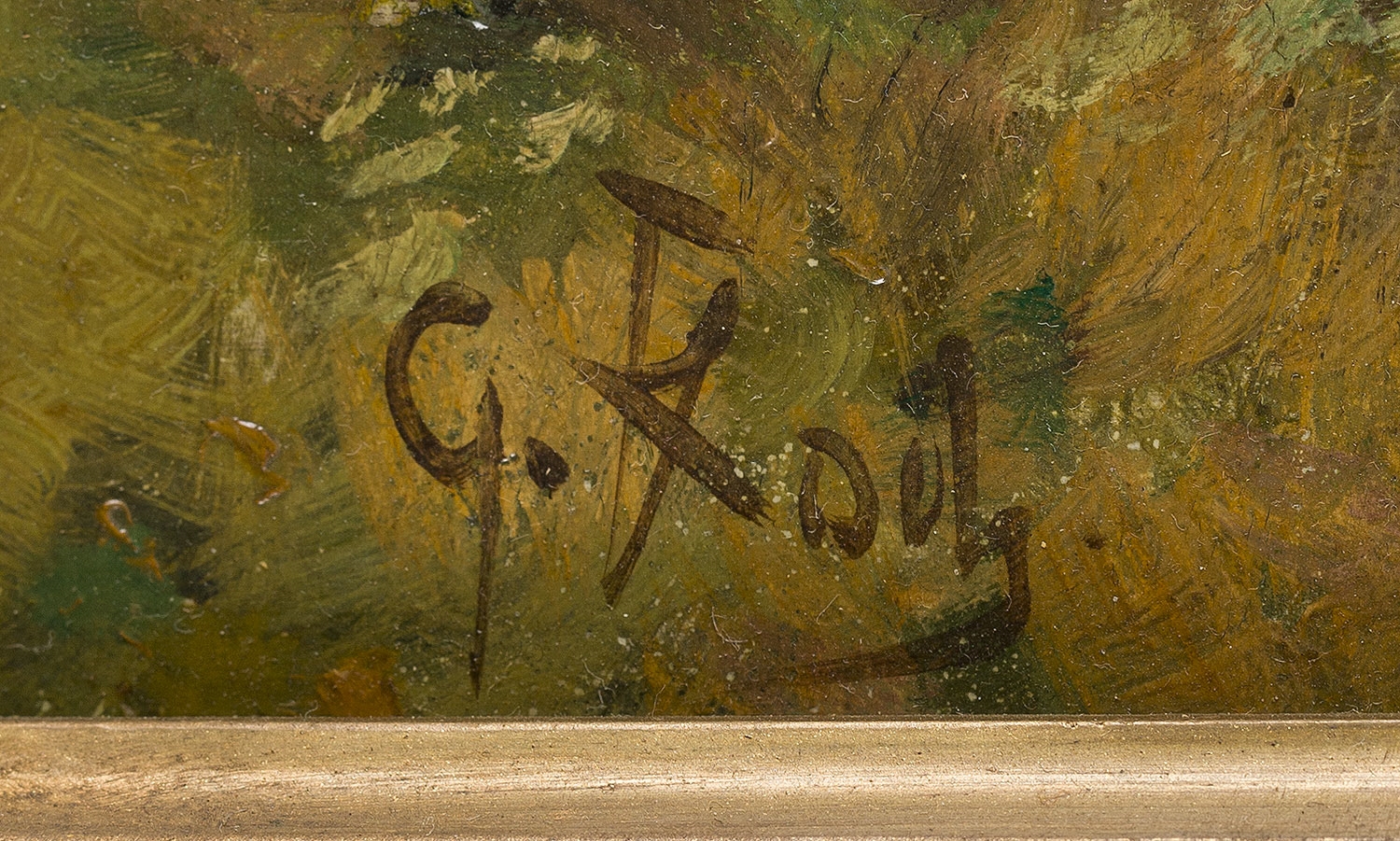 Artwork by Georg Koch, Polowanie par force oil/panel, Made of Oil/Panel