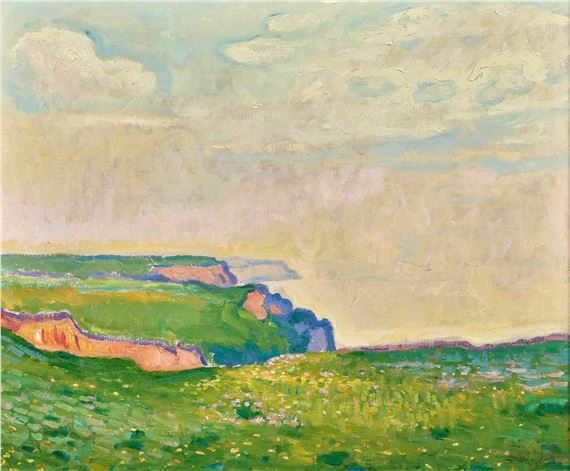 Falaise normande - Henri Liénard de Saint-Délis