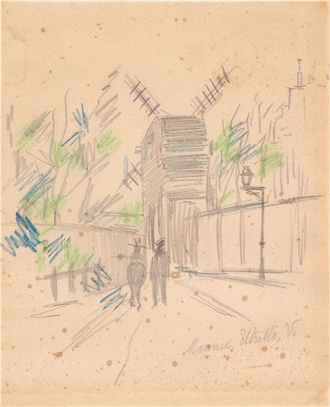 Moulin de la Galette by Maurice Utrillo