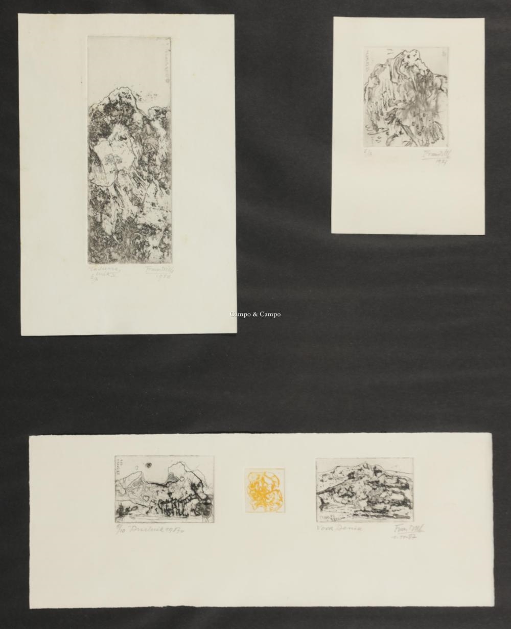 Artwork by Frans Dille, DILLE FRANS (1909-1983, Made of etchings