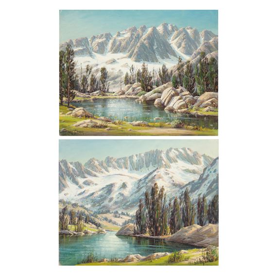 Palisades Glacier - High Sierras and Summit Lake by Paul Grimm, 1952