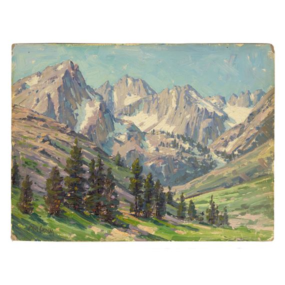 Sierra Stream, Sierra Trees and Landscape with Trees