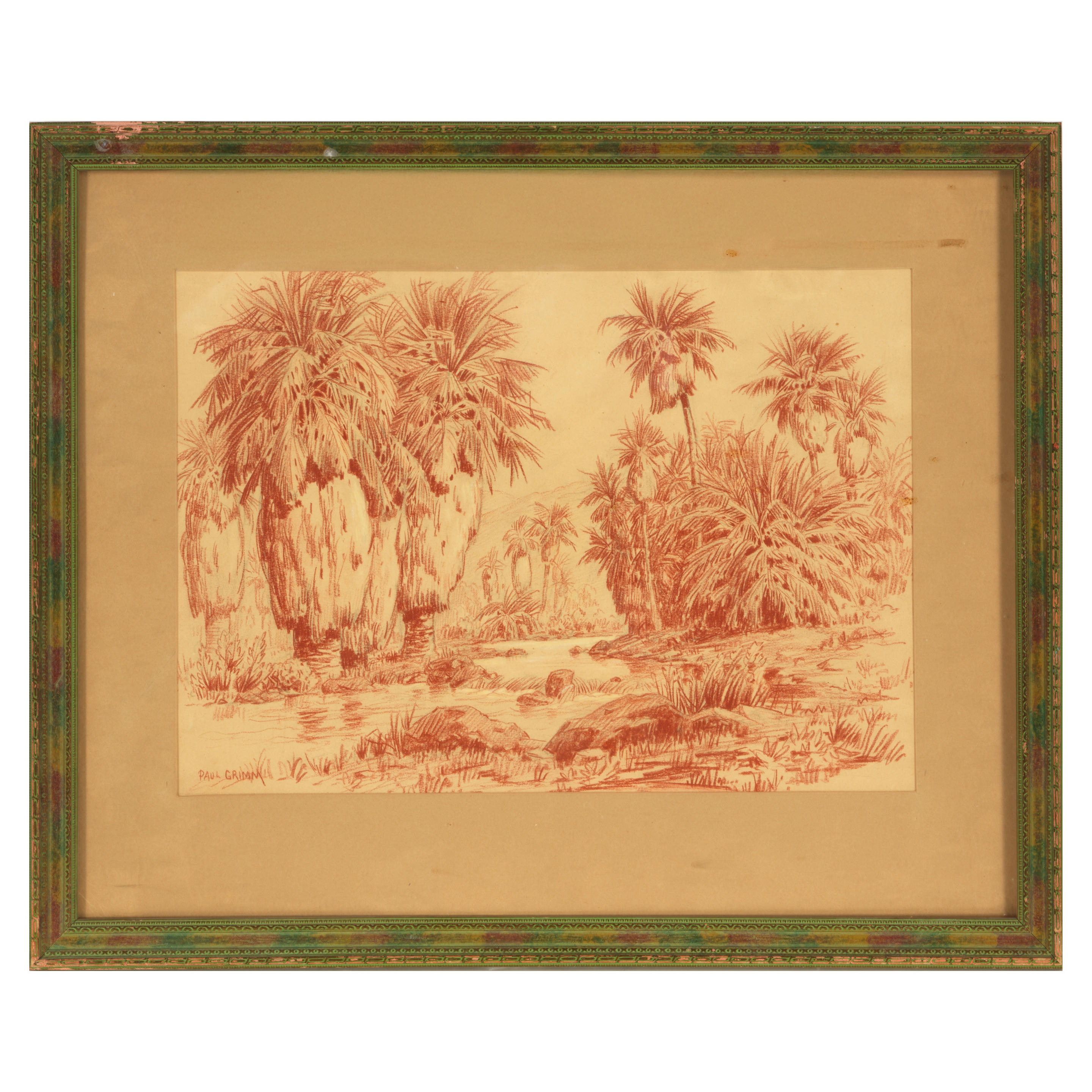 Artwork by Paul Grimm, Storm, Made of oil on canvas