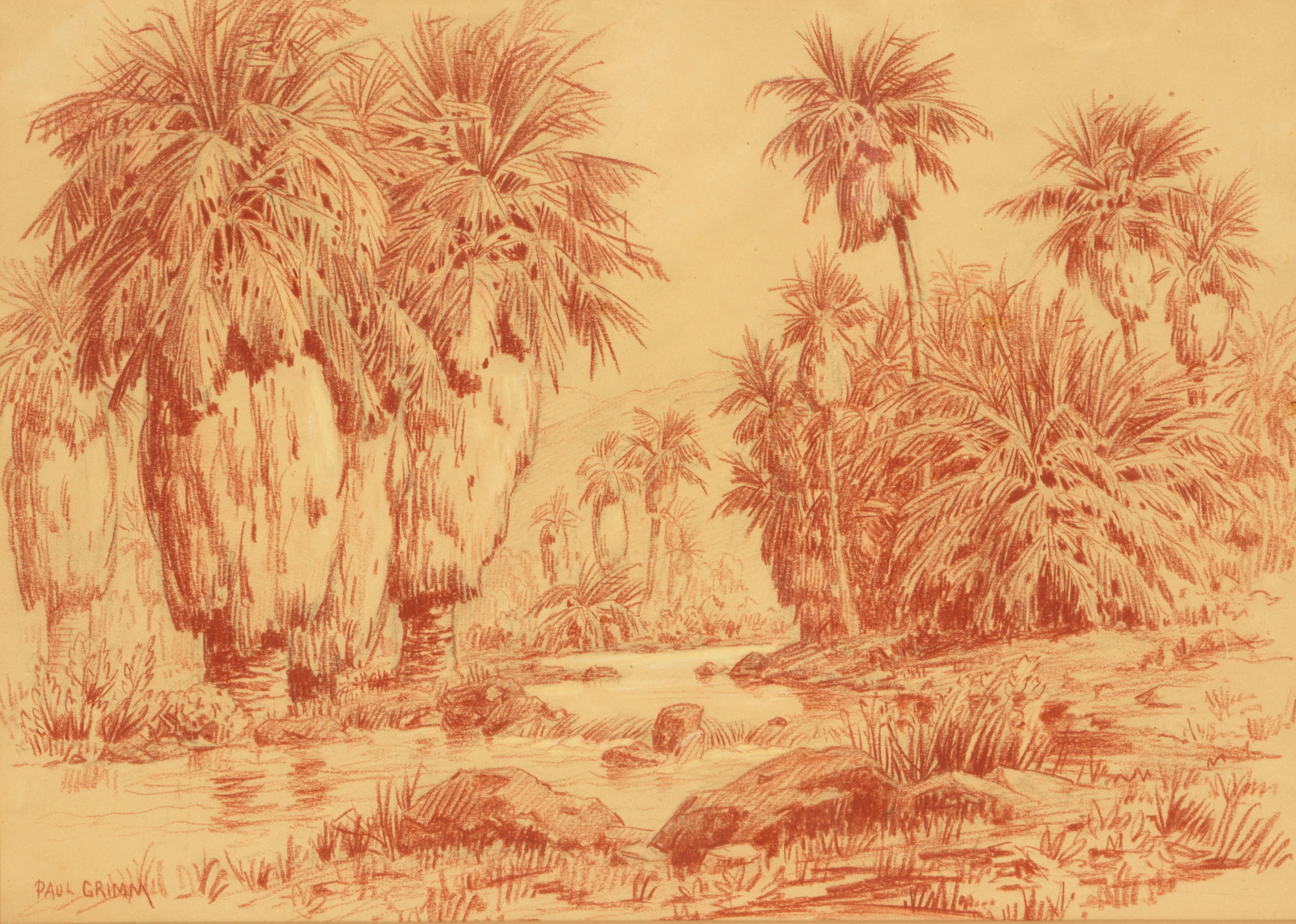 Artwork by Paul Grimm, Storm, Made of oil on canvas