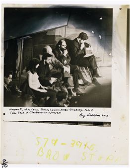 Photograph of Allen Ginsberg and The Fugs - Ray Dobbins