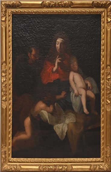 Charles Le Brun | Le sommeil de l'enfant Jésus et la Sainte famille ...