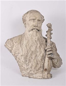 Violoncelliste Buste - Alfred Charles Alphonse Dekeirel