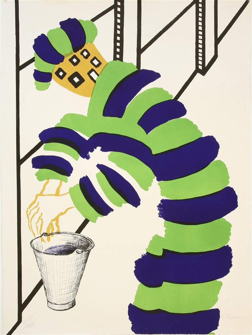 Roger Raveel | Emmer, man, enz | MutualArt