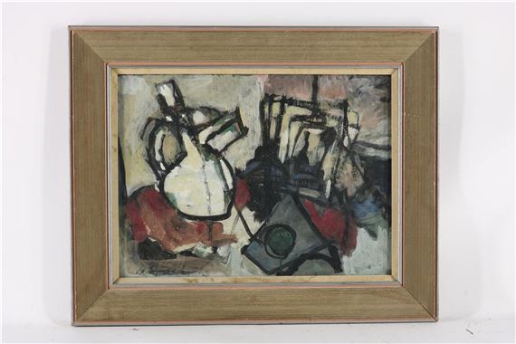 Abstracte voorstelling by Hens van der Spoel