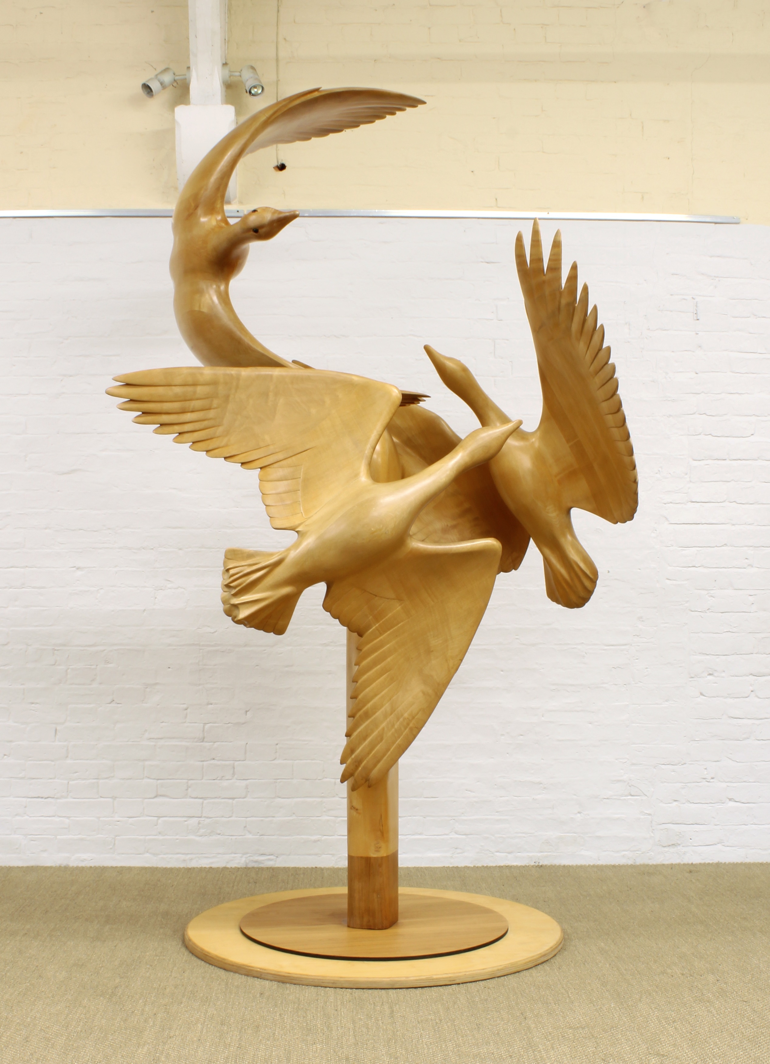 Artwork by Walter Ritchie, Flying Geese (1981-83, Made of Illustrated