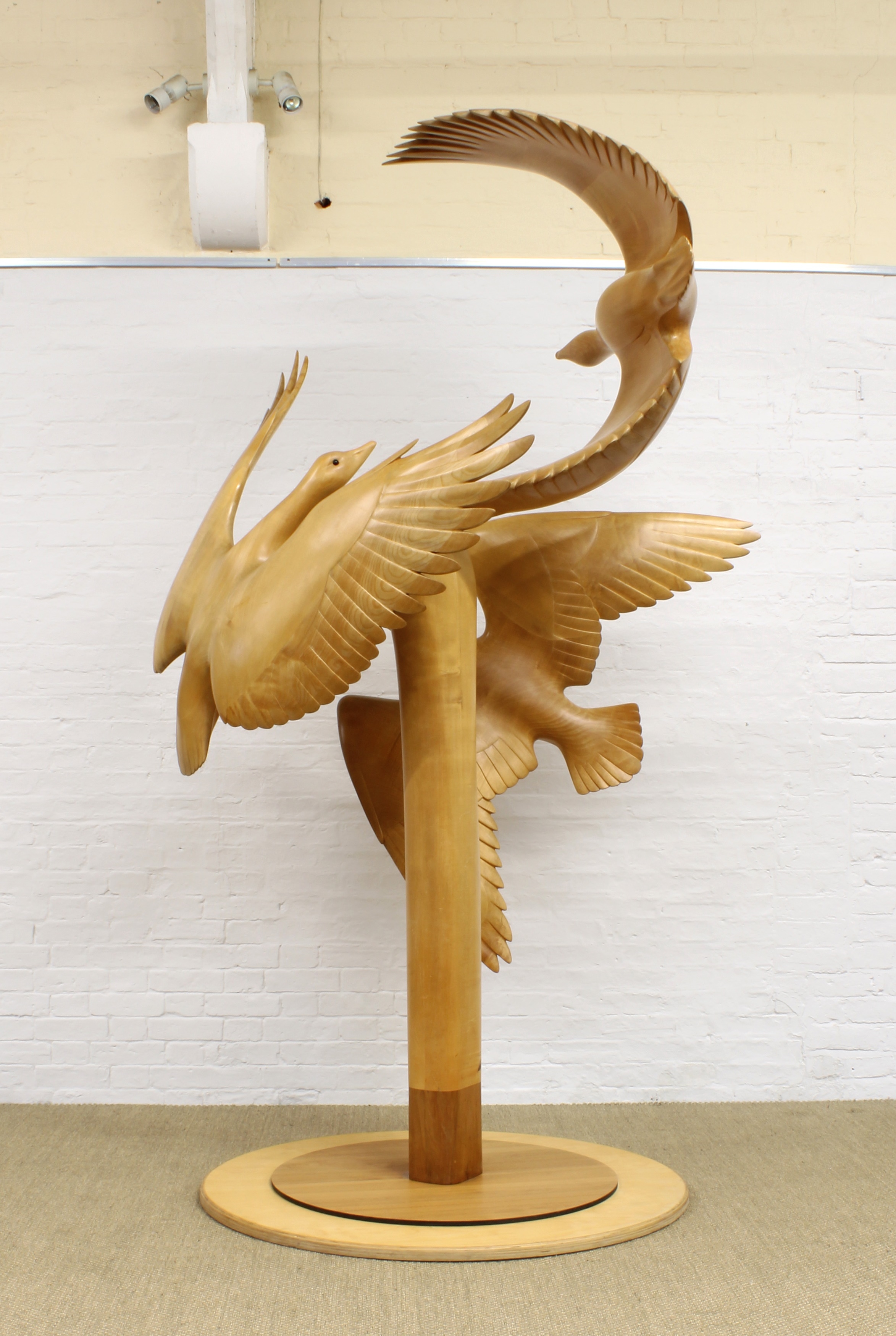 Artwork by Walter Ritchie, Flying Geese (1981-83, Made of Illustrated