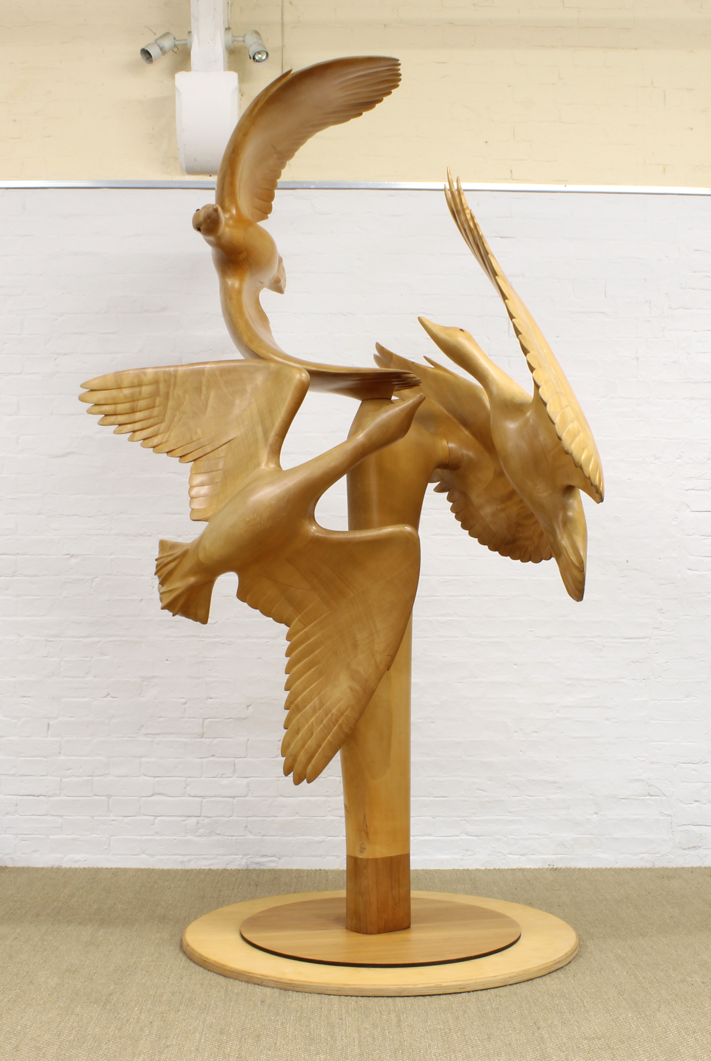 Artwork by Walter Ritchie, Flying Geese (1981-83, Made of Illustrated