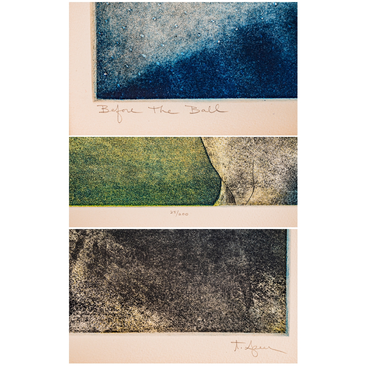 Artwork by T. P. Speer, Before The Ball,, Made of Colored etching