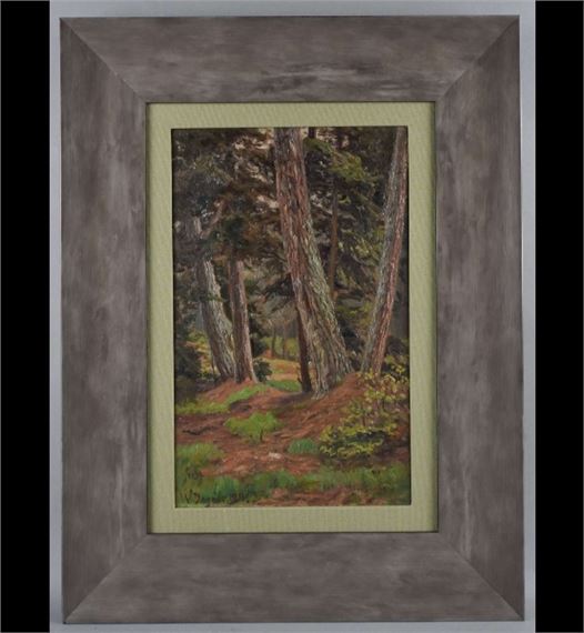 "Sous-bois" by Wilhelm Degode, 1911